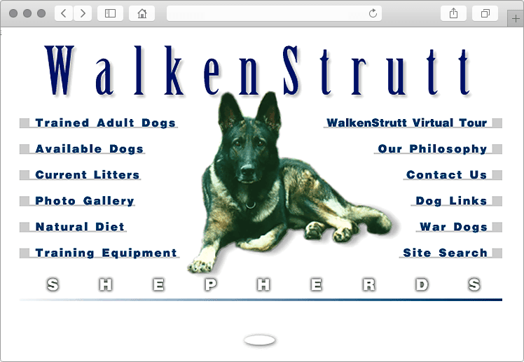 German Shepherd Dog Breeder Website Design German Shepherd Dog Breeder Website Design
