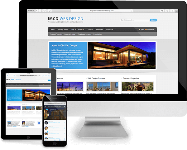 Mobile Friendly Modern Style Real Estate WordPress Web Design