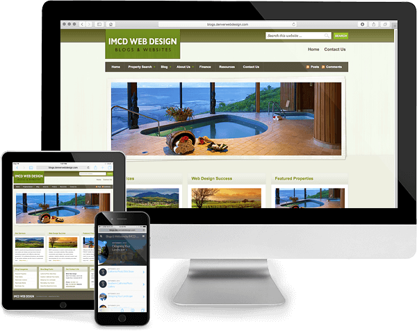 Responsive Nature Themed WordPress Real Estate Web Design Responsive Nature Themed WordPress Real Estate Web Design