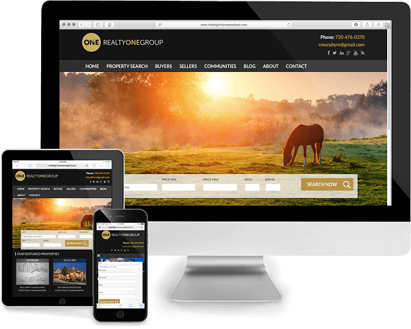 Responsive Parker Colorado Real Estate Web Design