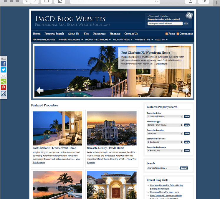 IMCD Professional Real Estate Website
