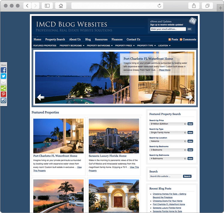 IMCD Professional Real Estate Website IMCD Professional Real Estate Website