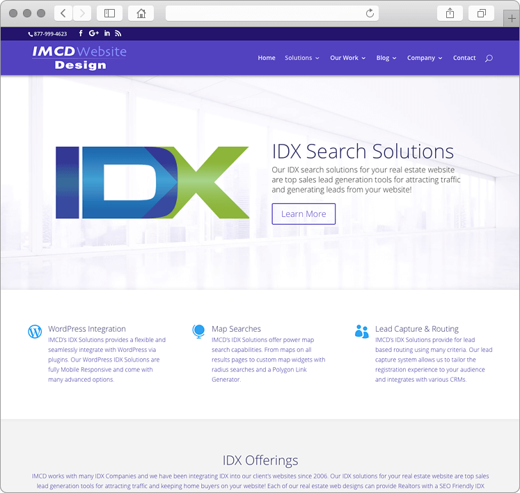 IDX Websites with Interactive Map Search for Real Estate Agents