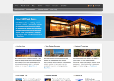 Modern Style Real Estate WordPress Web Design