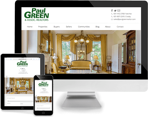 Natchez Mississippi Real Estate Company Website Design Natchez Mississippi Real Estate Company Website Design