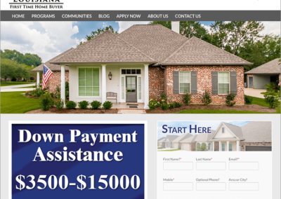 Louisiana First Time Home Buyer Website Design