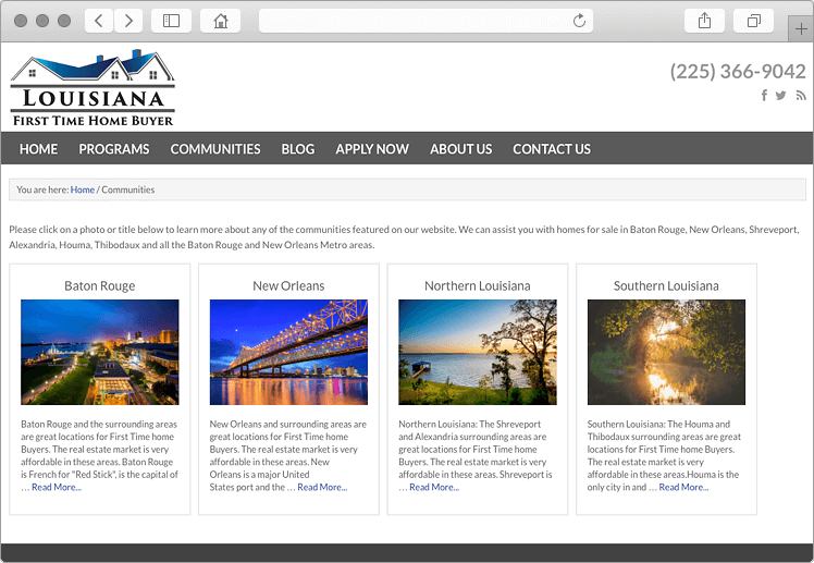 Louisiana First Time Home Buyer Website Community Feature Louisiana First Time Home Buyer Website Community Feature