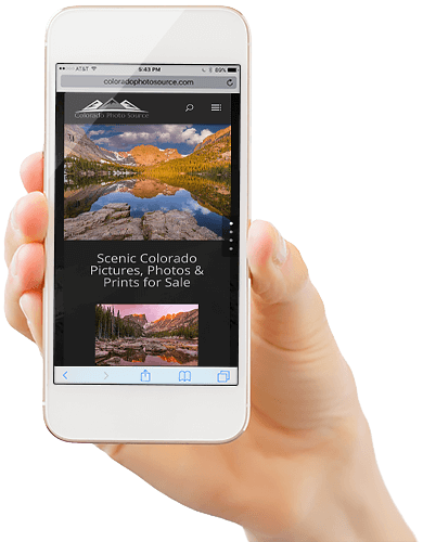Mobile Responsive Colorado Photography Website Design