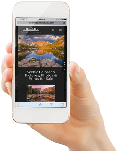 Mobile Responsive Colorado Photography Website Design Mobile Responsive Colorado Photography Website Design