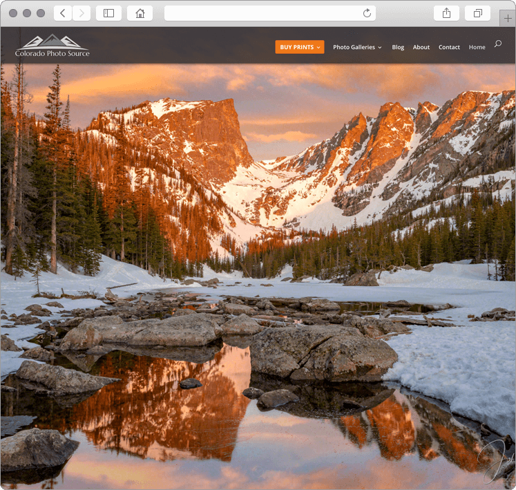 Colorado Photography Website Design