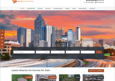 Custom Mobile Responsive Atlanta Real Estate Web Design