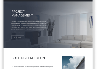 Custom Website Project Management Services Page