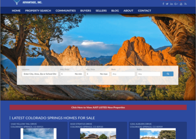 Responsive Colorado Springs Real Estate Web Design