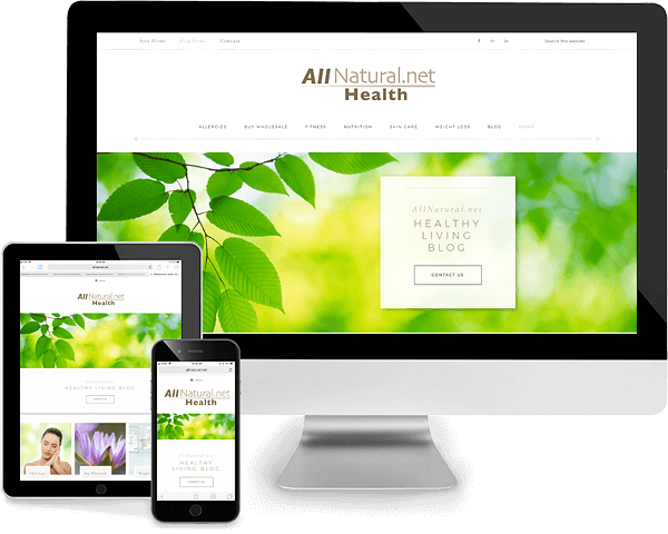 AllNatual.Net Healthy Living Website