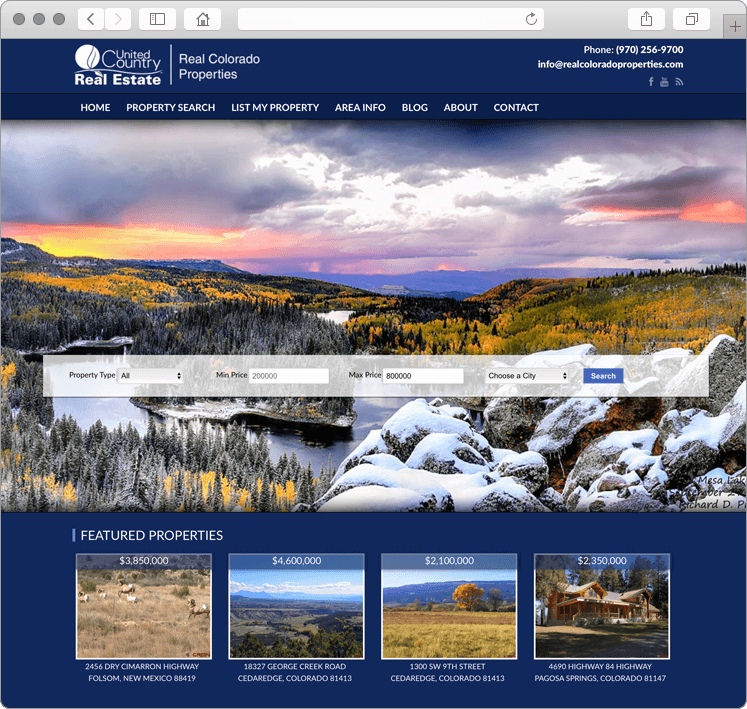 Main Homepage Web Design Main Homepage Web Design