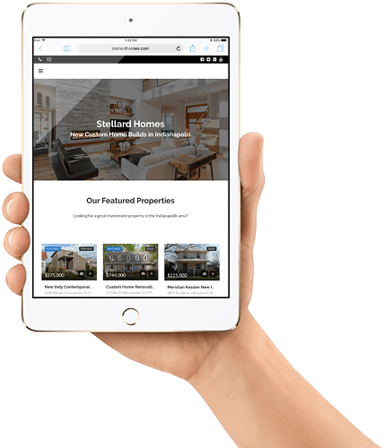 Indiana Custom Home Builder website design Indiana Custom Home Builder website design