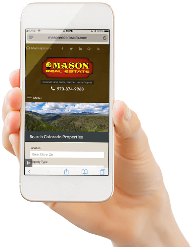 Mobile Responsive Colorado Ranch and Land Website Design