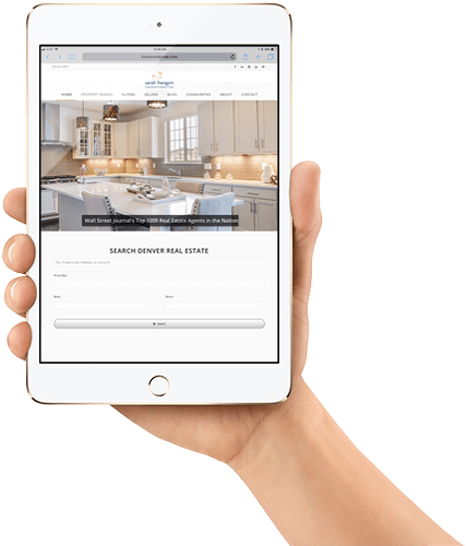 Sarah Bangert Custom Responsive Denver Real Estate Website