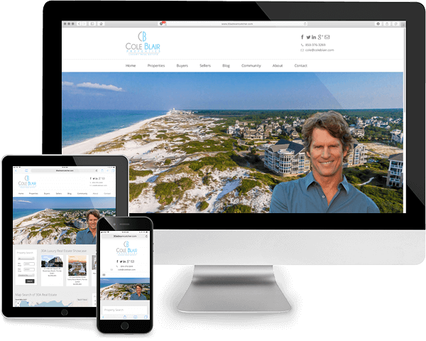 Mobile Responsive 30A Florida Real Estate Web Design