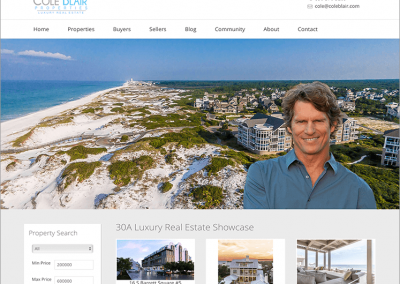 30A Florida Mobile Responsive Real Estate Web Design