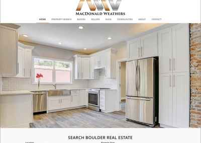 Custom Boulder Colorado Real Estate Web Design