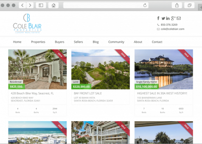 30A Florida Real Estate WebDesign Sold Gallery Listing Tool