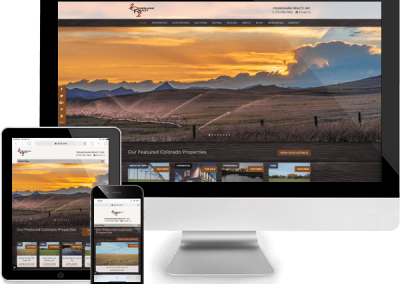 Mobile Responsive Custom Colorado Homes, Farms, Ranches & Land Website