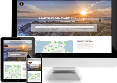 Mobile Responsive Web Design for Martha's Vineyard Real Estate