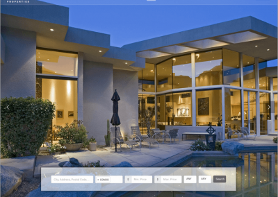 Southern California Real Estate Company Custom Web Design