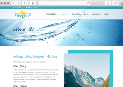 FreshPure Waters About Us Page