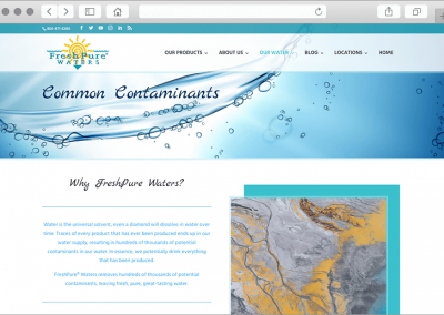 FreshPure Waters Common Water Contaminants Page