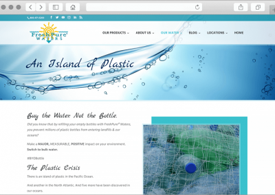 FreshPure Waters Island of Plastic Article