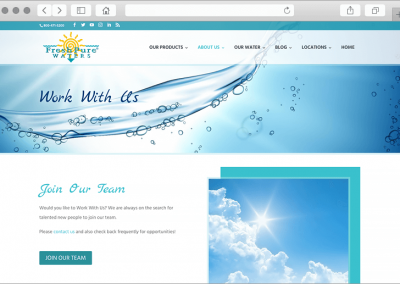 FreshPure Waters Join Our Team Page