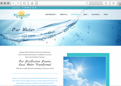 FreshPure Waters Our Water Page