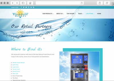 FreshPure Waters Retail Partners Page