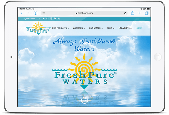 Commercial Drinking Water Website Design