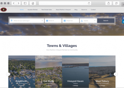 Rentals by Town Page Element
