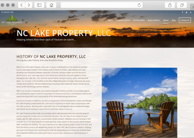 NC Lake Property Company Page