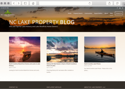 NC Lake Property Blog