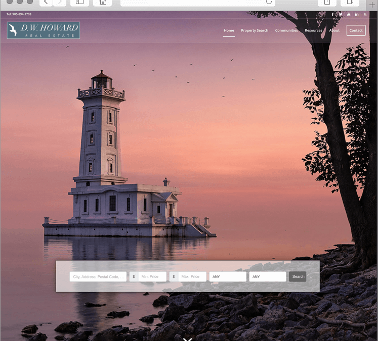 Southern Ontario Canada Real Estate Company Web Design