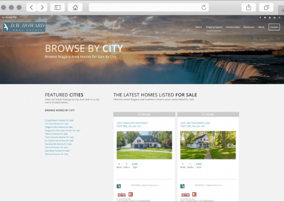 DW Howard Realty Browse Real Estate Listings by City