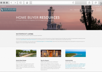 DW Howard Realty Homes Buyer Resources Section