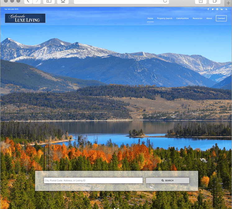 Luxury Colorado Real Estate Company Website Design
