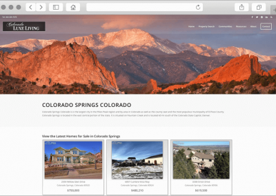 Colorado Luxe Living Community Detail Page