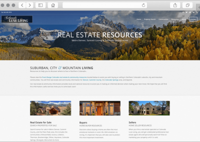 Colorado Luxe Living Real Estate Resources Section
