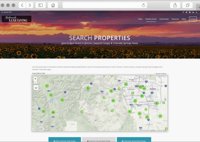 Colorado Luxe Living Custom Property Search Page