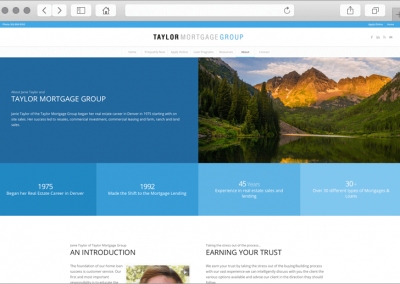 Mortgage Company Profile Page