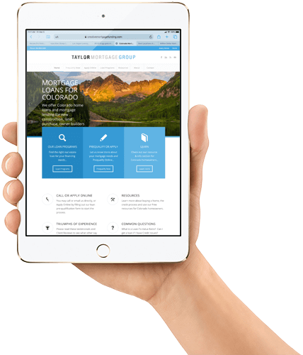 Mortgage Company Mobile Responsive Web Design