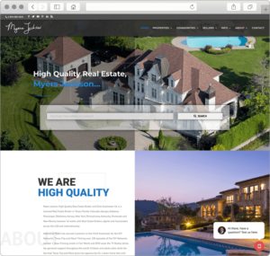Dallas Texas Luxury Real Estate Website Design