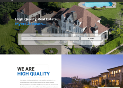 Dallas Texas Luxury Real Estate Website Design